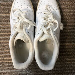 Nike White Lace-Up Sneakers